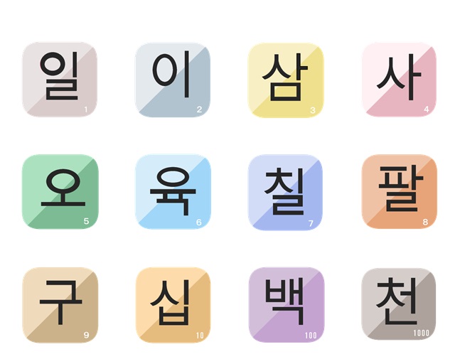 韓国語 数字 1から100まで