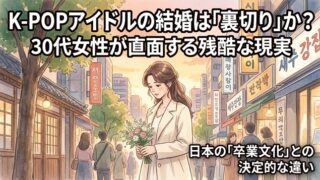 K-POPアイドルの結婚は「裏切り」か?30代女性が直面する残酷な現実──日本の卒業文化との決定的違い