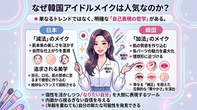 韓国アイドルメイク