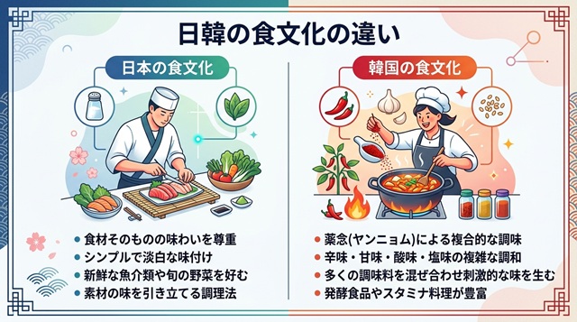 日韓の食事の違い
